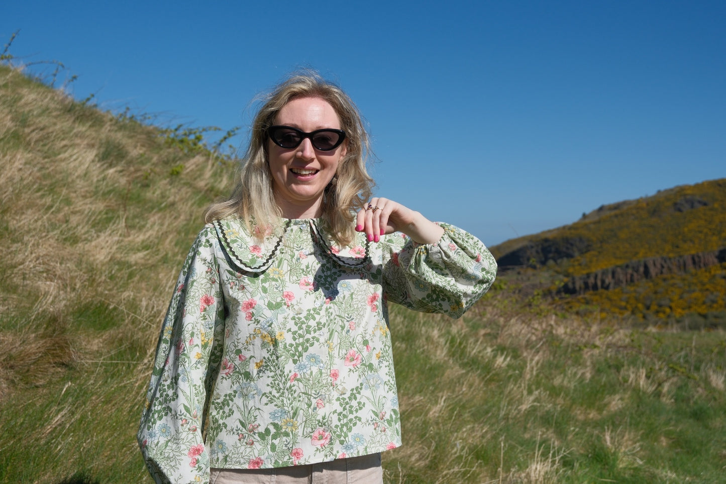 'Secret Garden' Dana Blouse - Size UK 12 / US 8