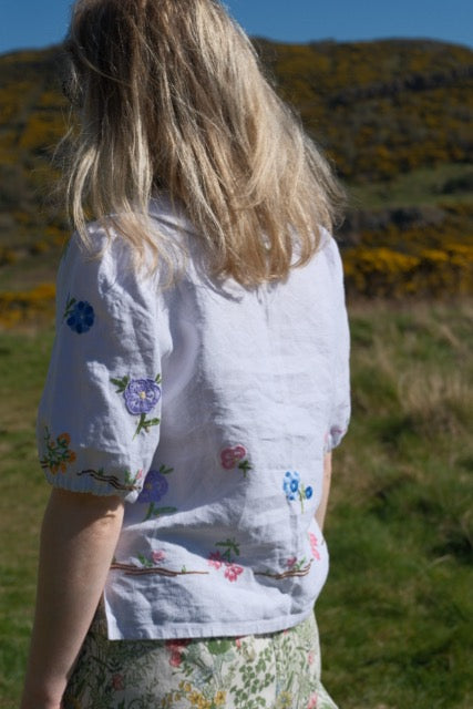 'Enchanted Garden' Tilly Blouse - Size UK 12 / US 8