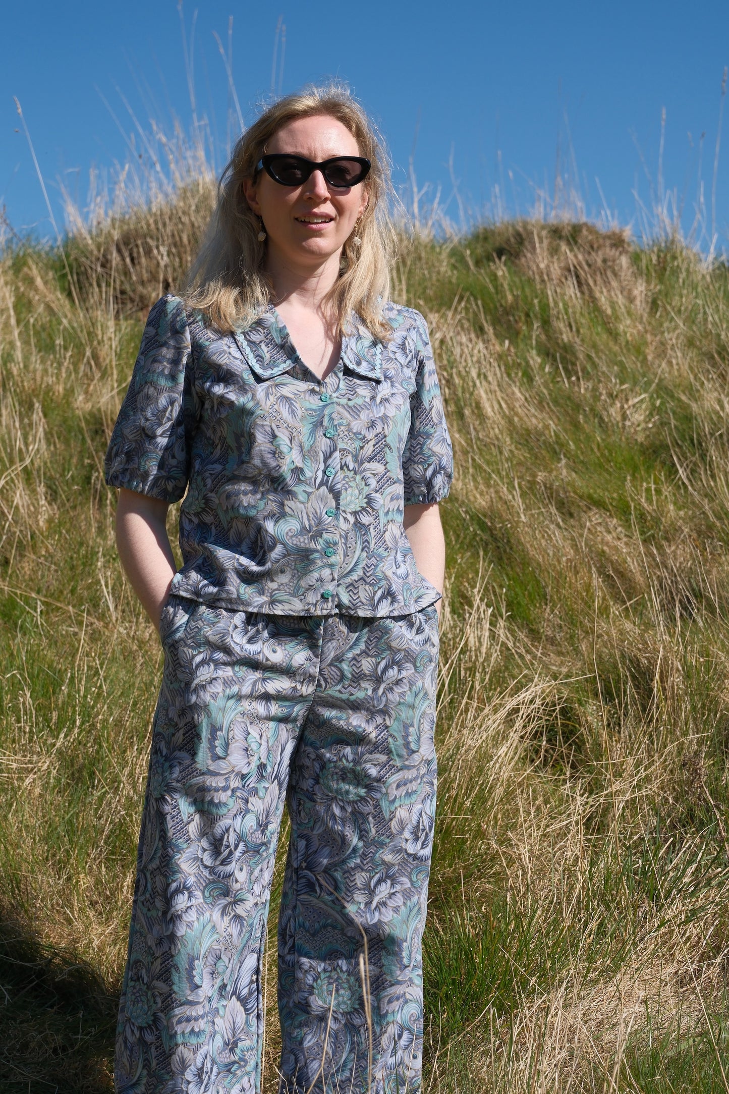 Weidenhose „Iris by the Sea“ – Größe S / UK 10 / US 6