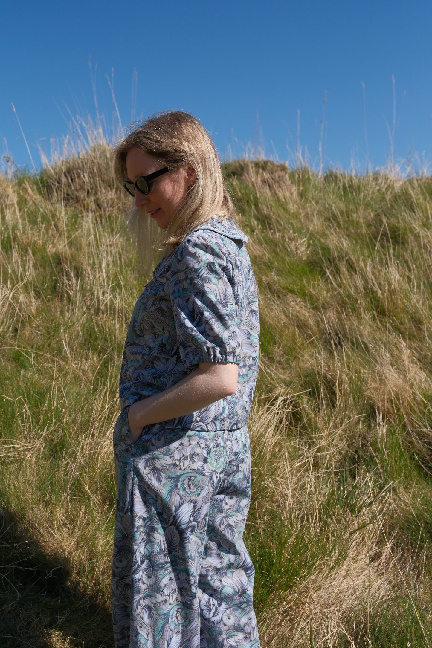Weidenhose „Iris by the Sea“ – Größe S / UK 10 / US 6