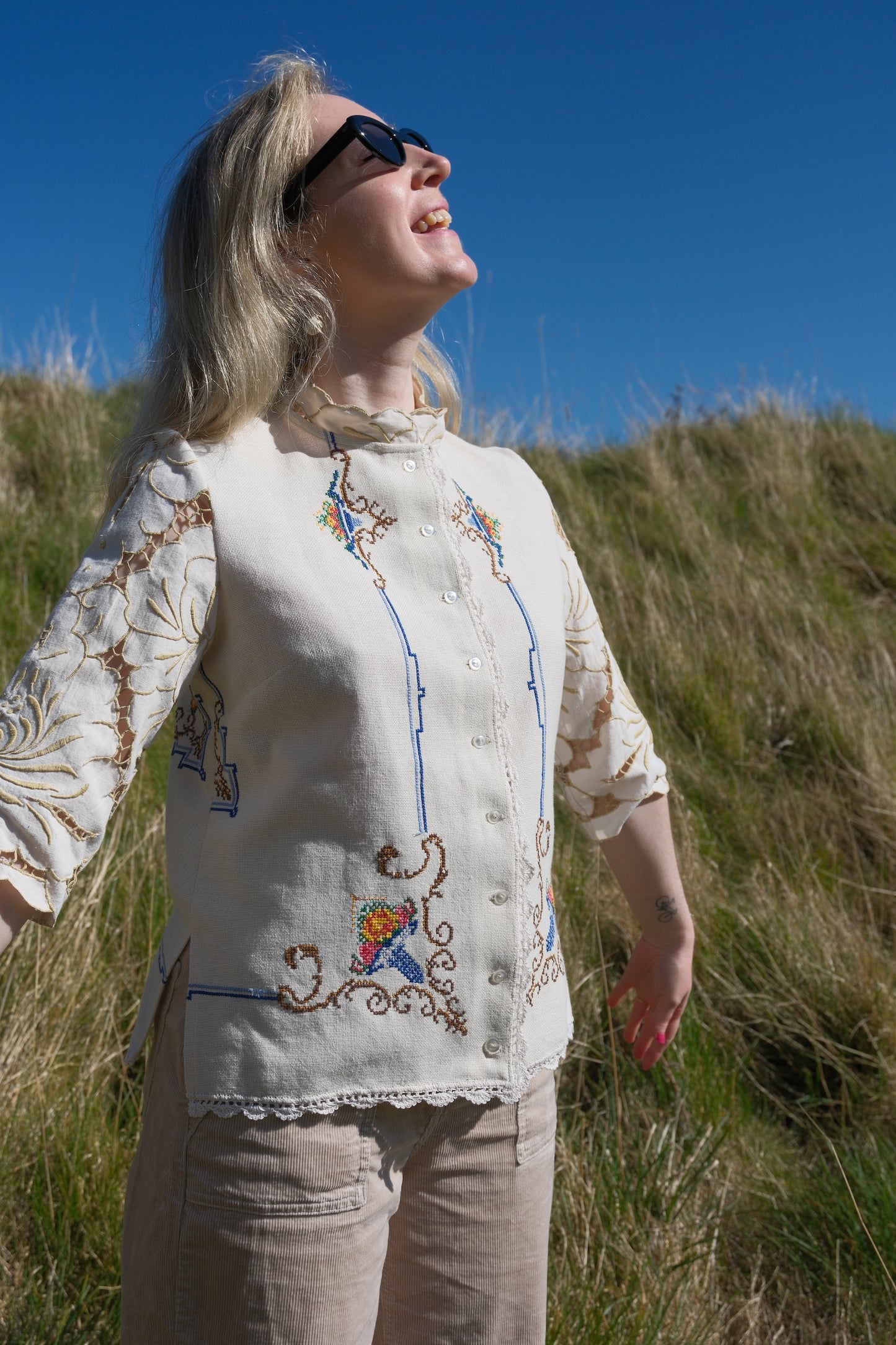 'Heirloom Lace' Danu Blouse - Size Small / UK 8 / US 4