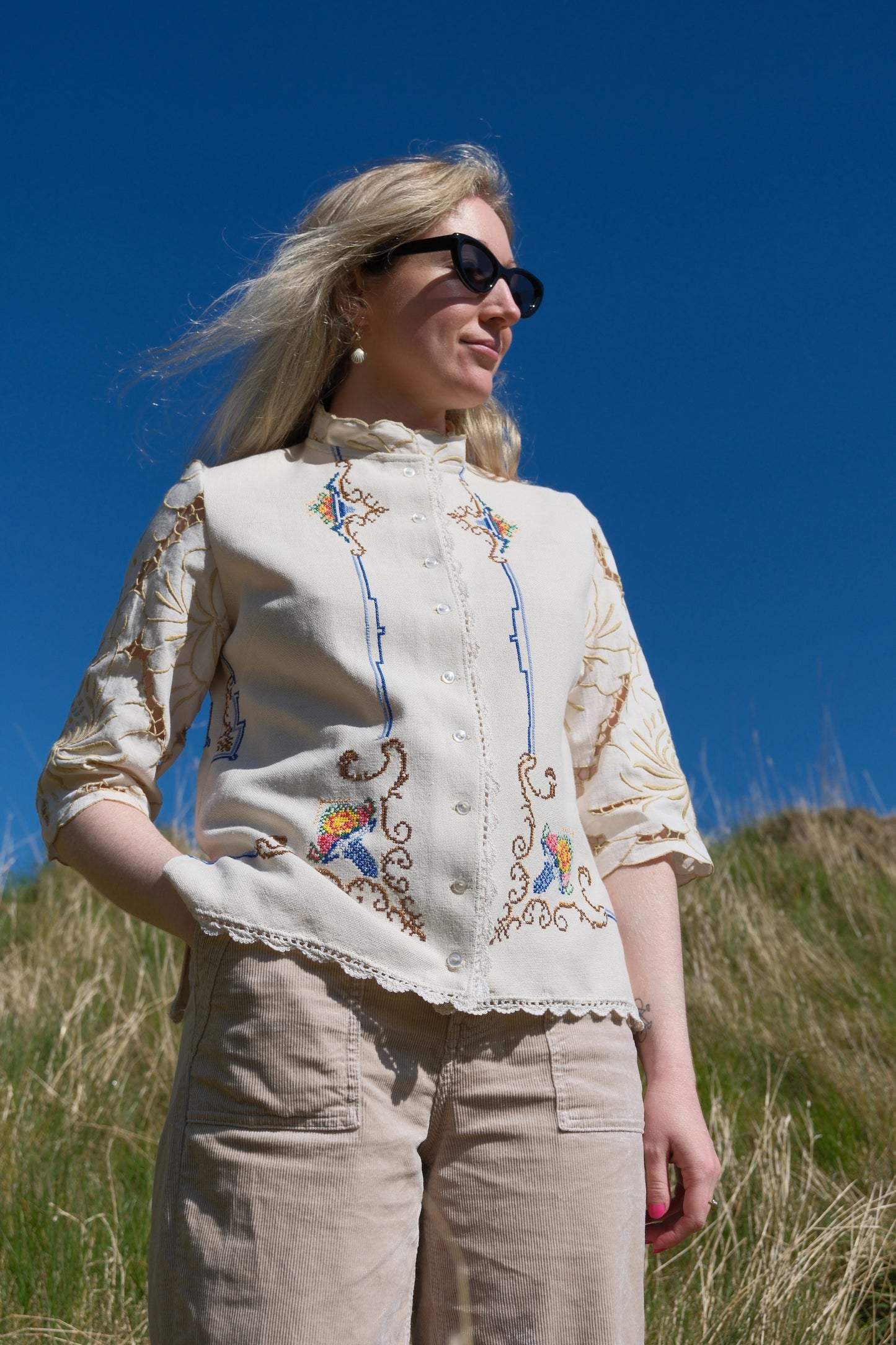 'Heirloom Lace' Danu Blouse - Size Small / UK 8 / US 4