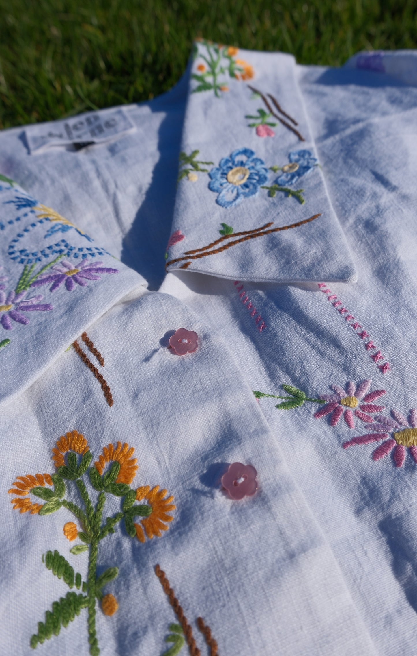 'Enchanted Garden' Tilly Blouse - Size UK 12 / US 8