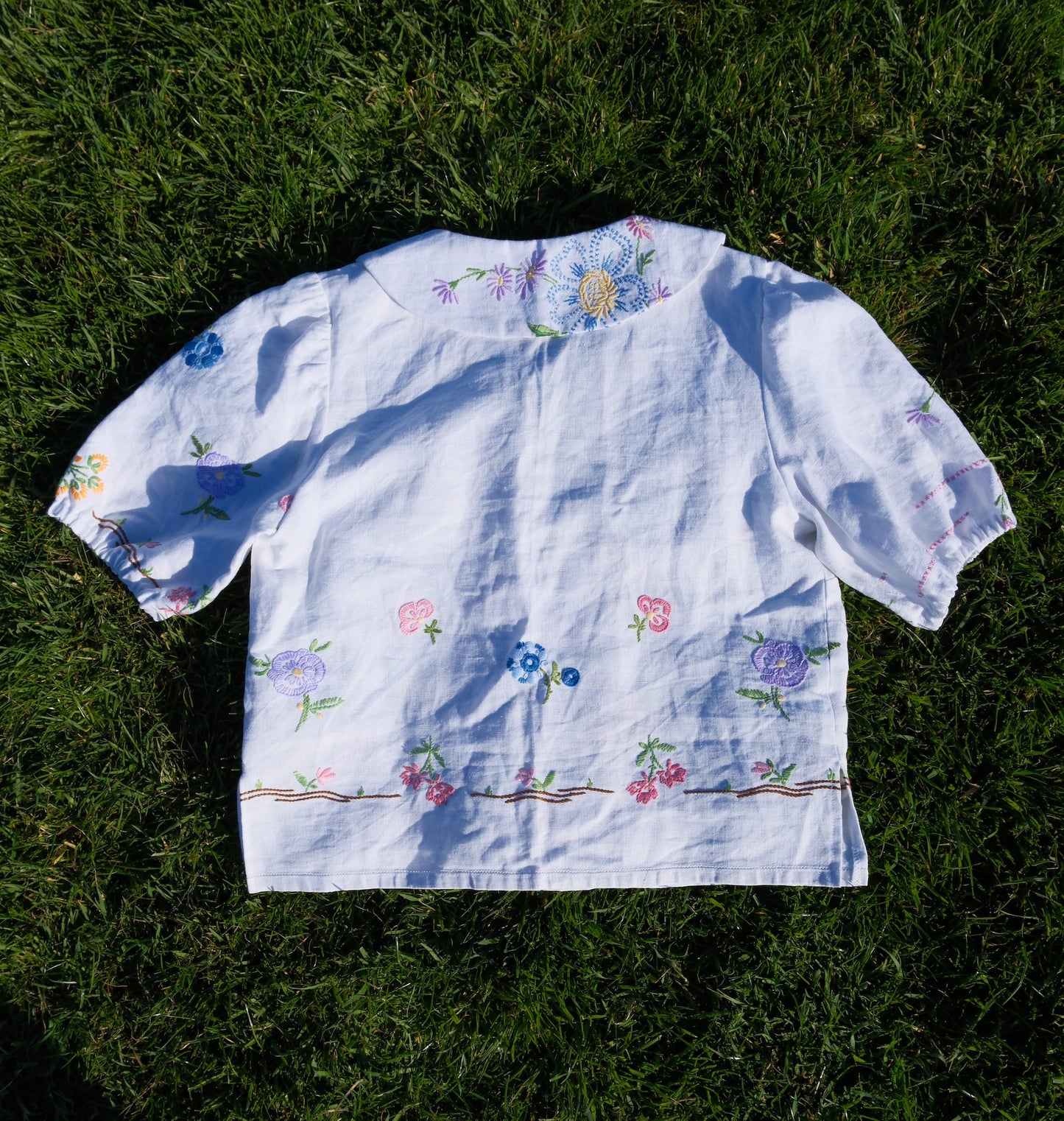 'Enchanted Garden' Tilly Blouse - Size UK 12 / US 8
