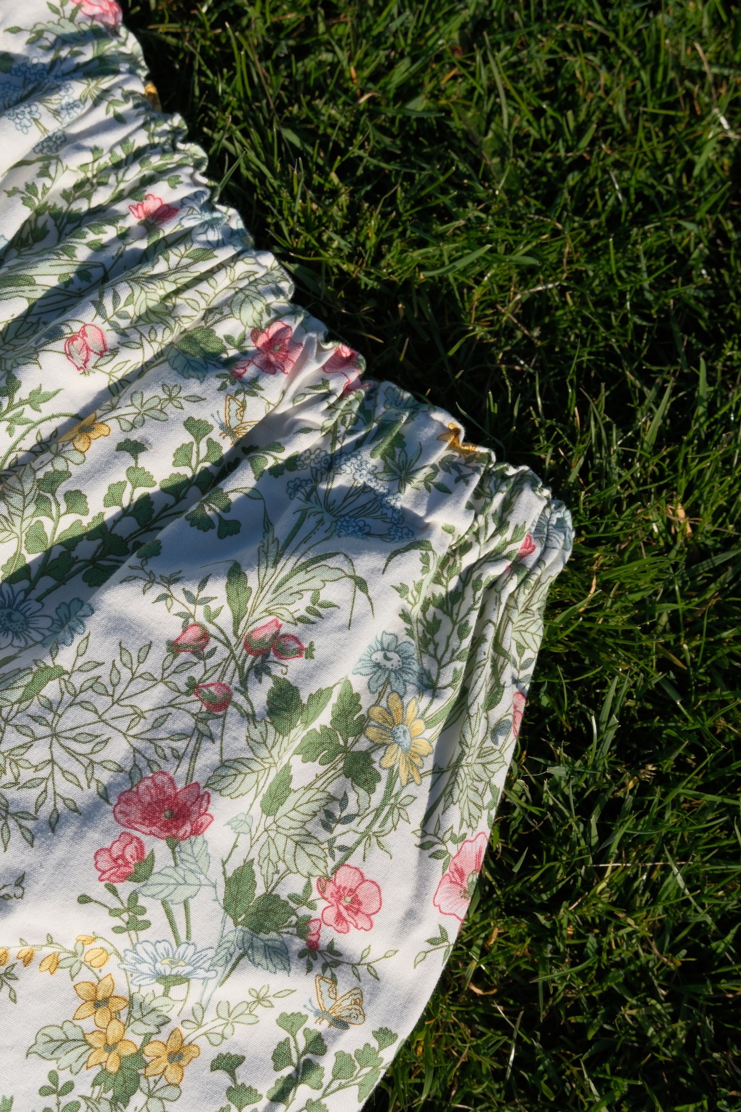 'Secret Garden' Willow Upcycled Trousers - Size UK 12 / US 8