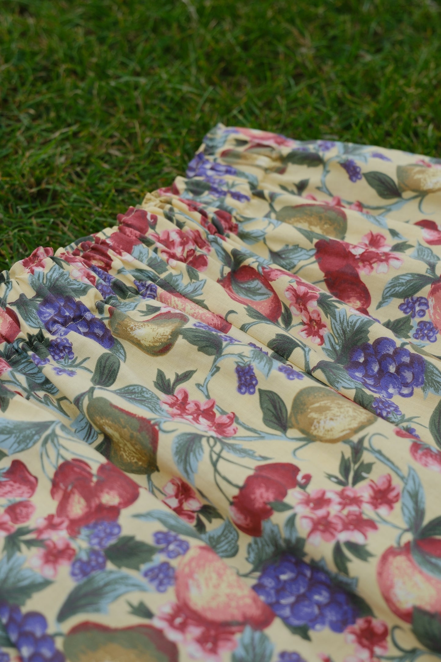 'Fruit Salad' Willow Upcycled Trousers - Size UK 12 / US 8