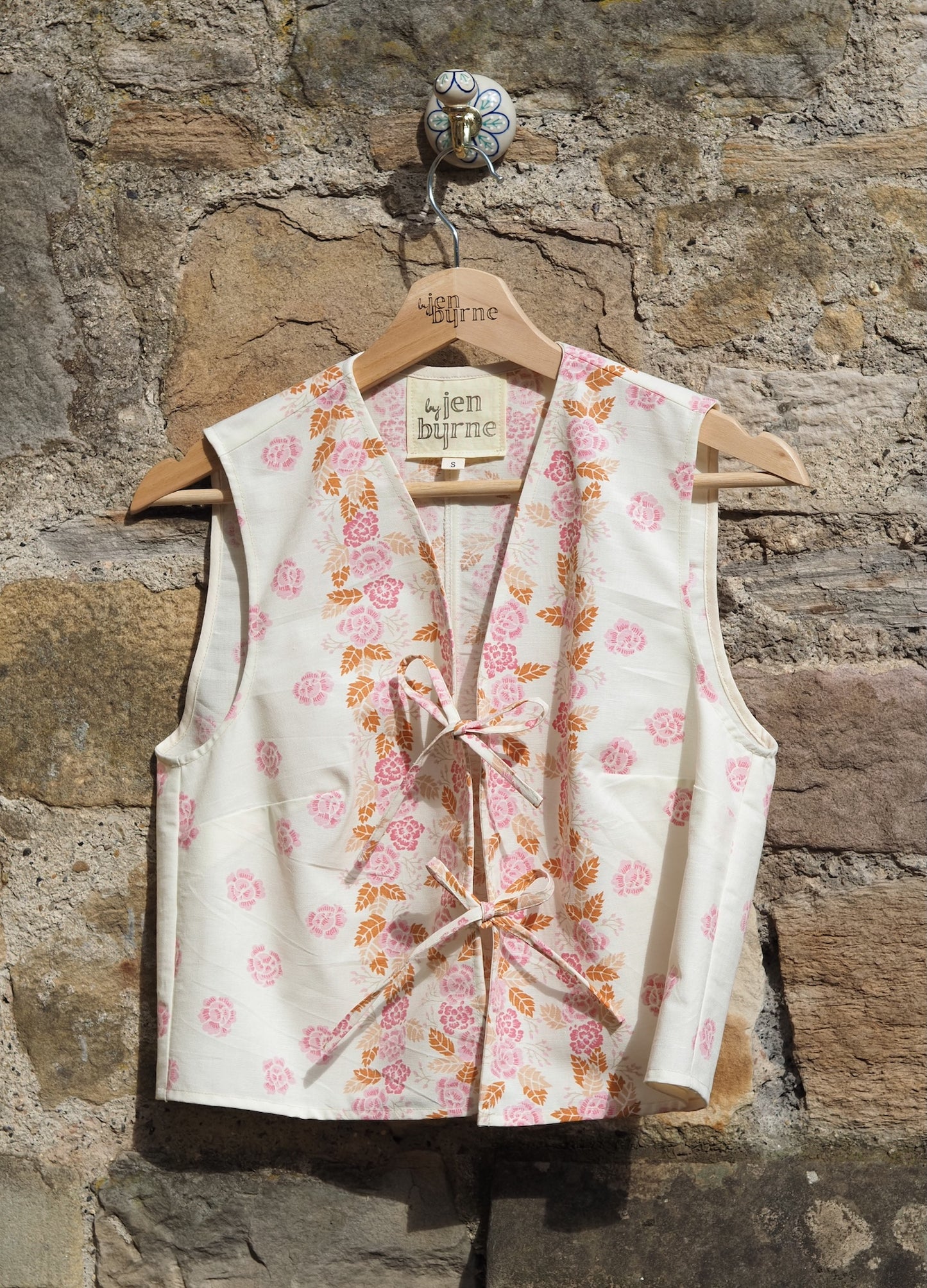 Bluse „Iris by the Sea“ von Tilly – Größe S / UK 10 / US 6