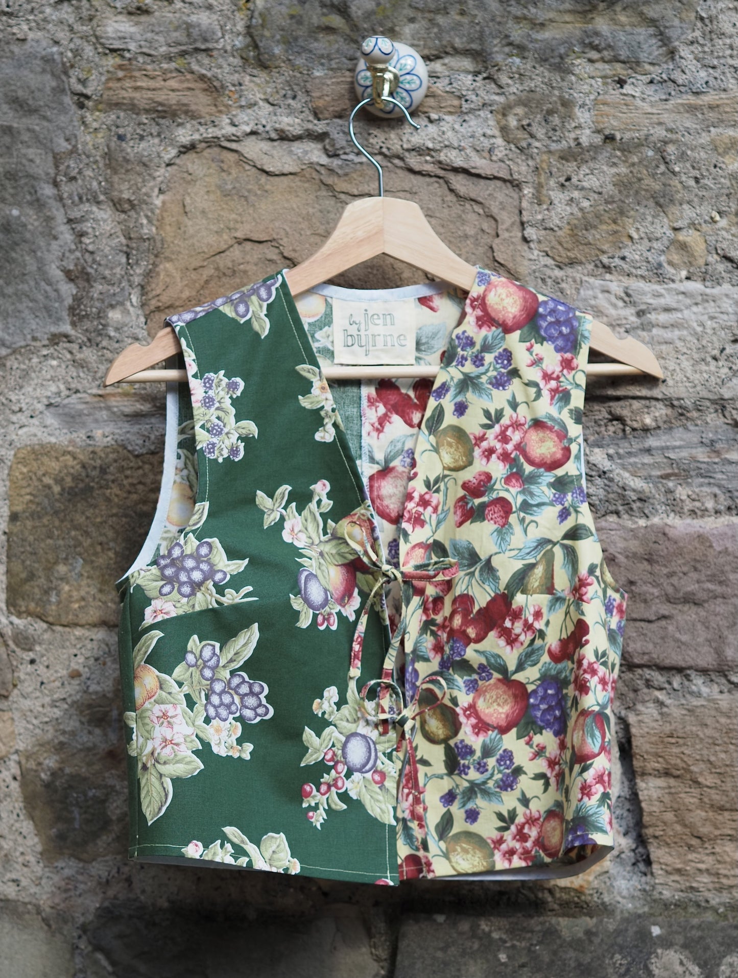 'Tutti Fruity' Rita Bow Front Blouse - Size Small