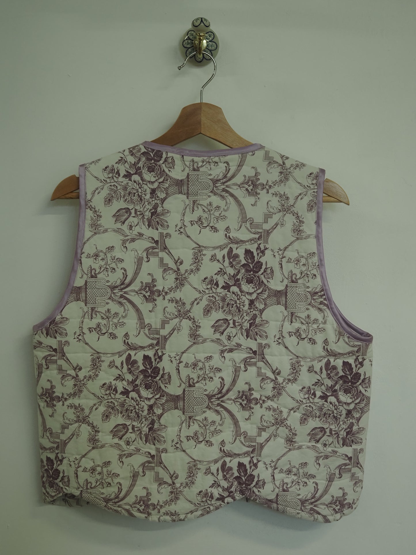Toile du Jouy Quilt Vest - Medium (UK 12-14)