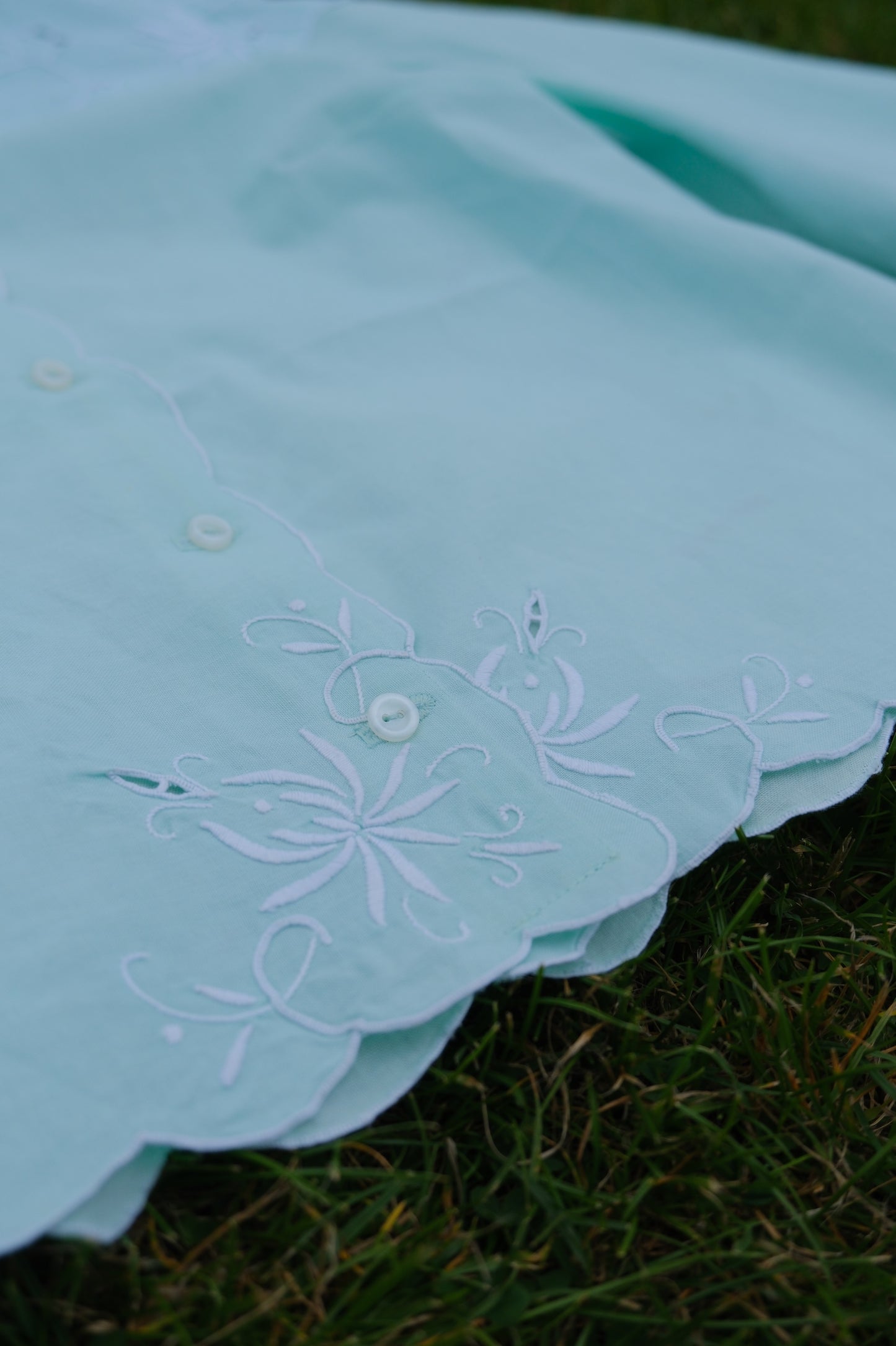 Bluse „Iris by the Sea“ von Tilly – Größe S / UK 10 / US 6