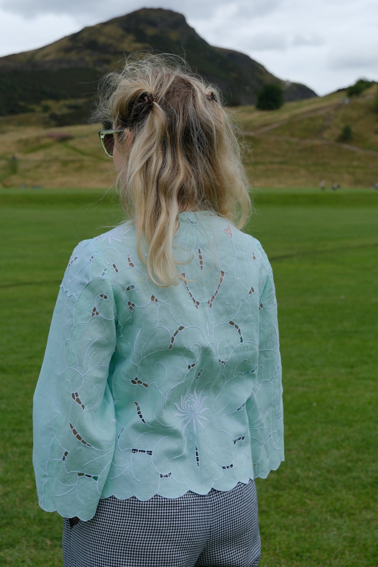 Bluse „Iris by the Sea“ von Tilly – Größe S / UK 10 / US 6