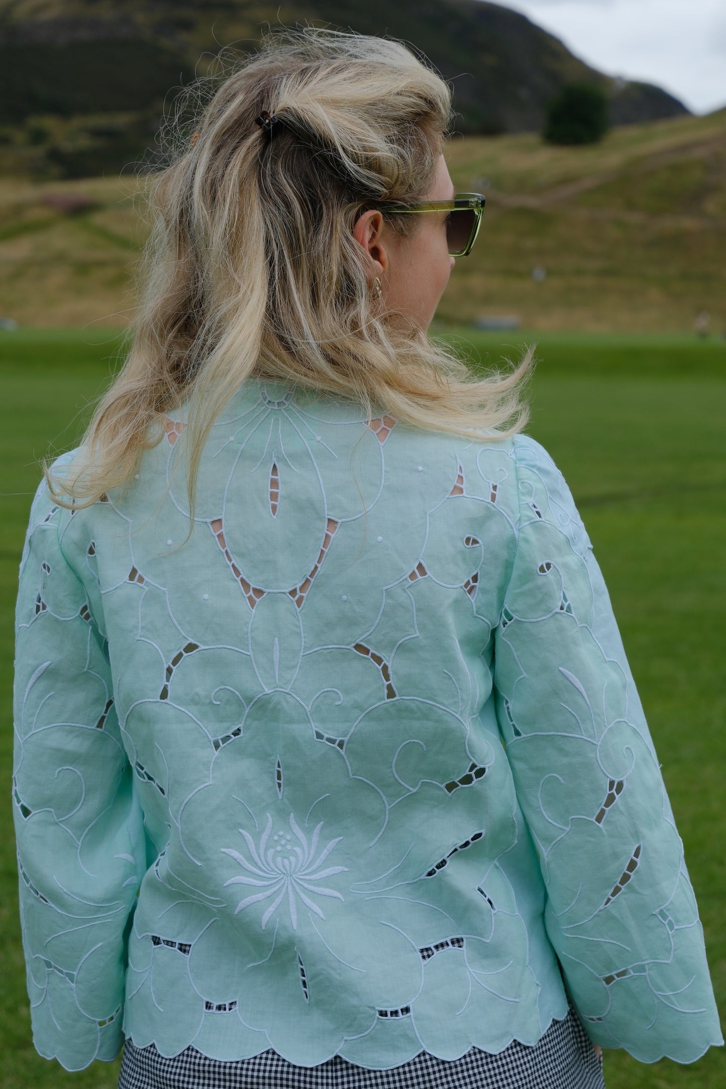 Bluse „Iris by the Sea“ von Tilly – Größe S / UK 10 / US 6
