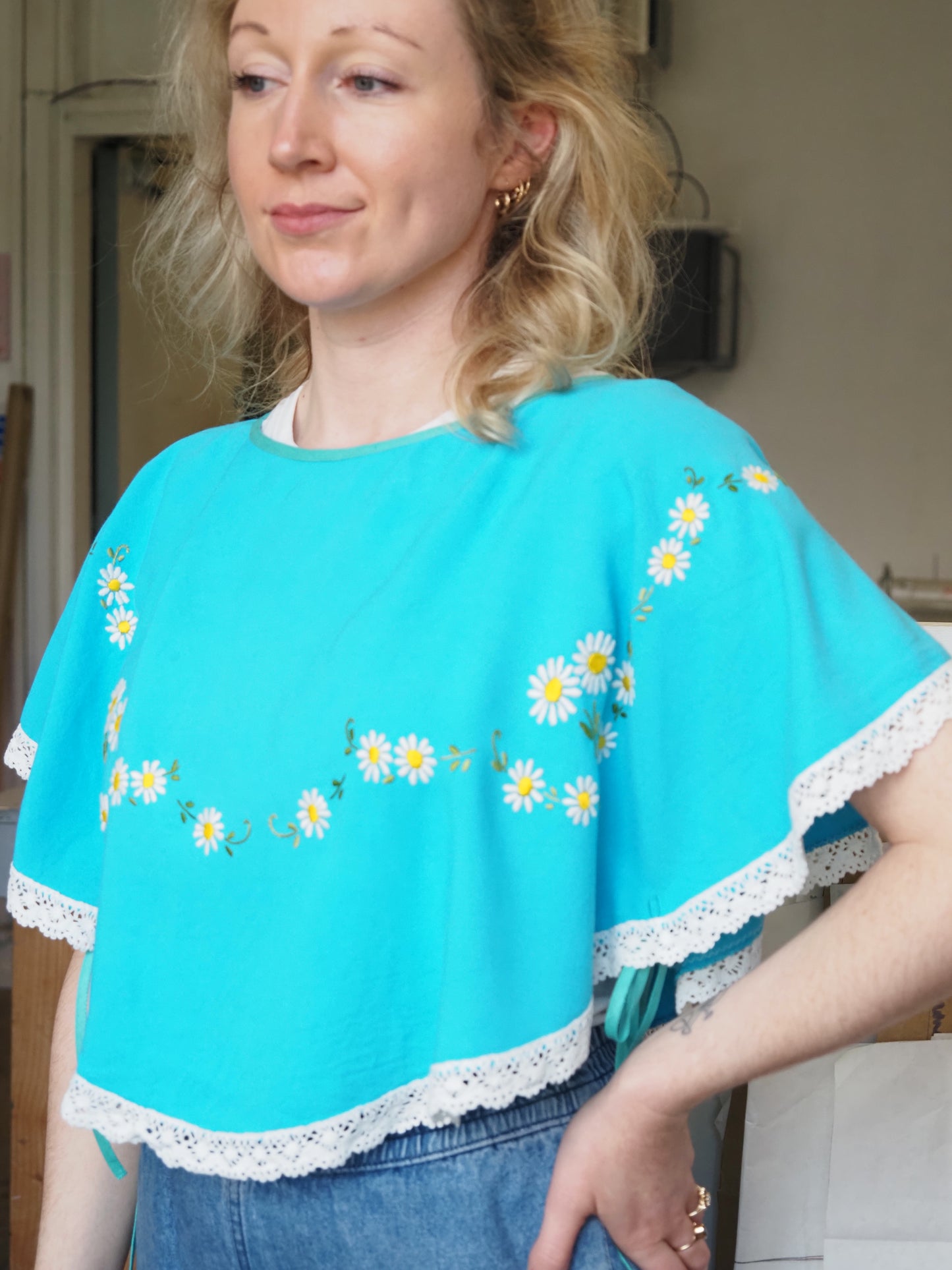 'Daisy Garden' Sleeved Tabard