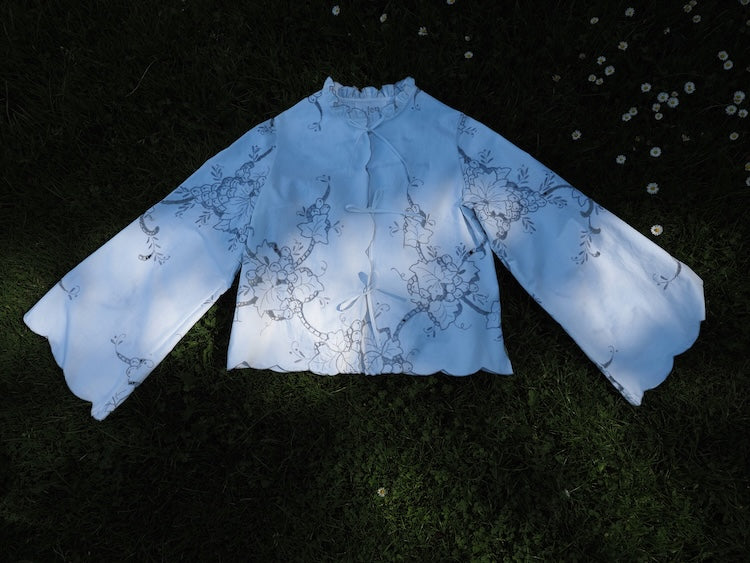 'Vineyard Grace' Danu Tablecloth Blouse - Size UK 12 / US 8