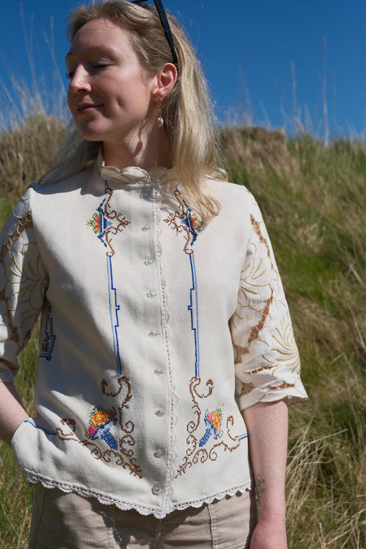 'Heirloom Lace' Danu Blouse - Size Small / UK 8 / US 4