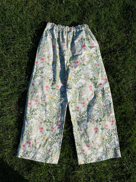 'Secret Garden' Willow Trousers - Size UK 12 / US 8