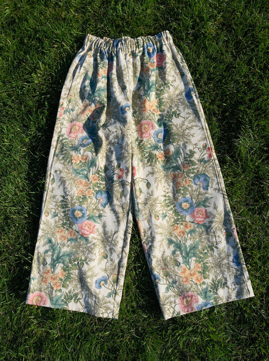 'Botanical Gardens' Willow Trousers - Size Medium / UK 14 / US 10