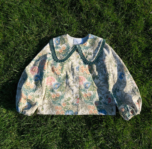 'Botanical Garden' Dana Blouse - Size Medium / UK 14 / US 10