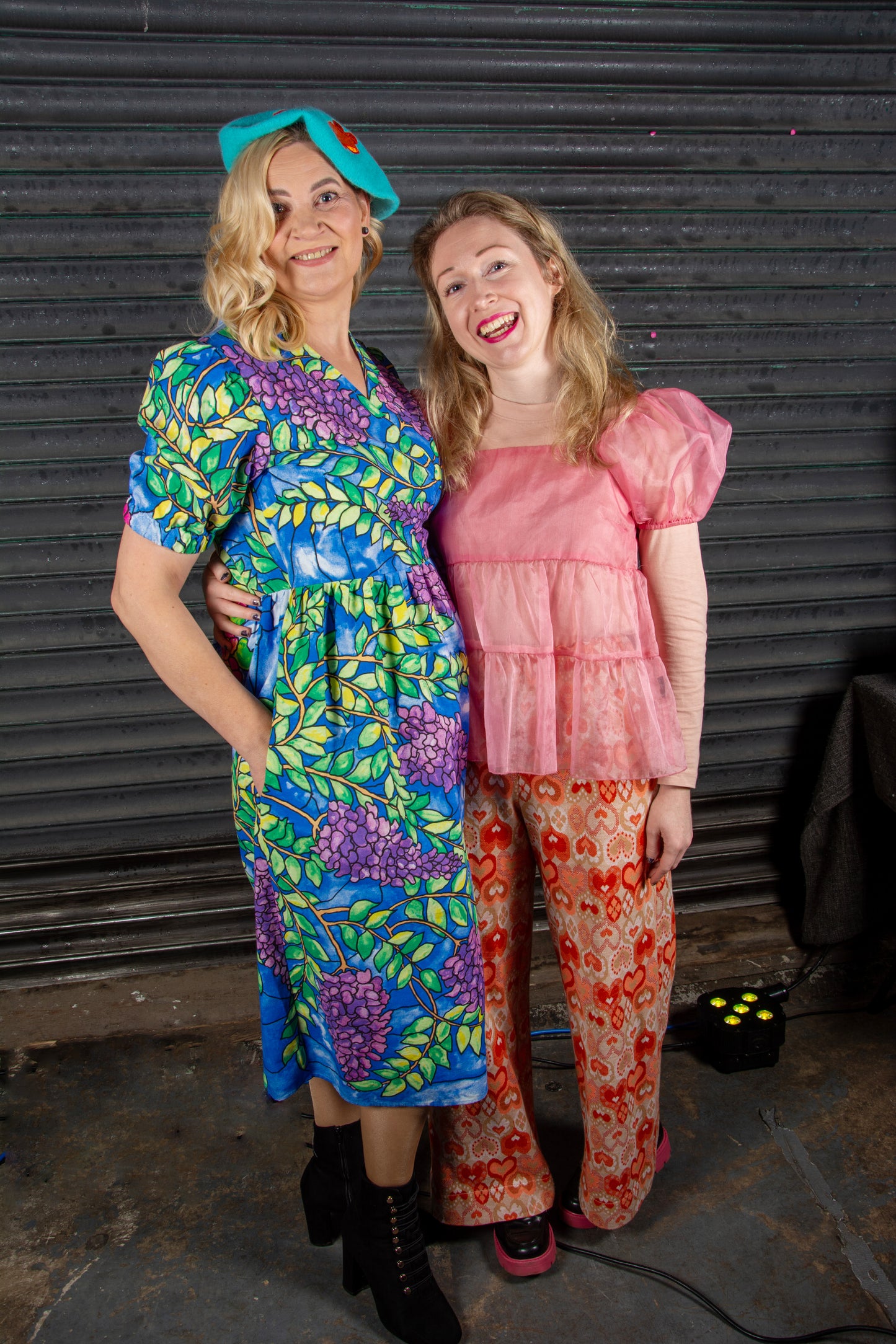 'Stained Glass' Dahlia Dress - Size UK 12-14 / US 8-10