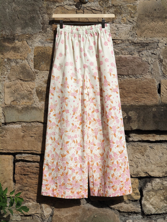 'Blossom Bloom' Willow Trousers - Size Small / UK 10 / US 6