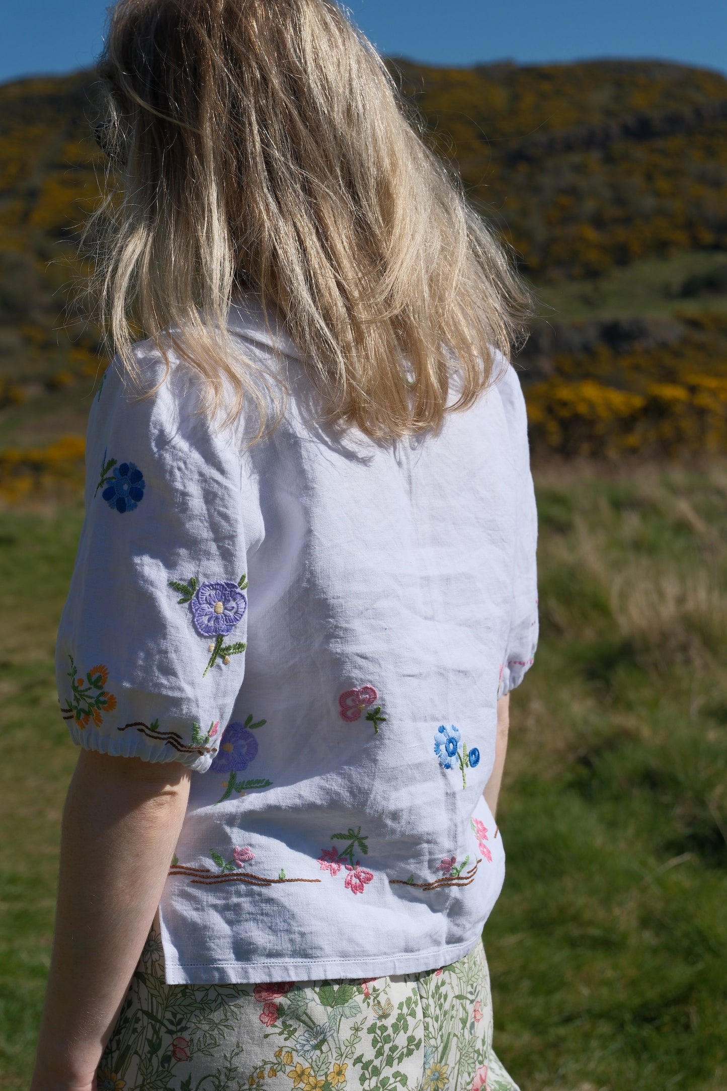 TILLY Tablecloth Blouse Sewing Pattern - Digital Download