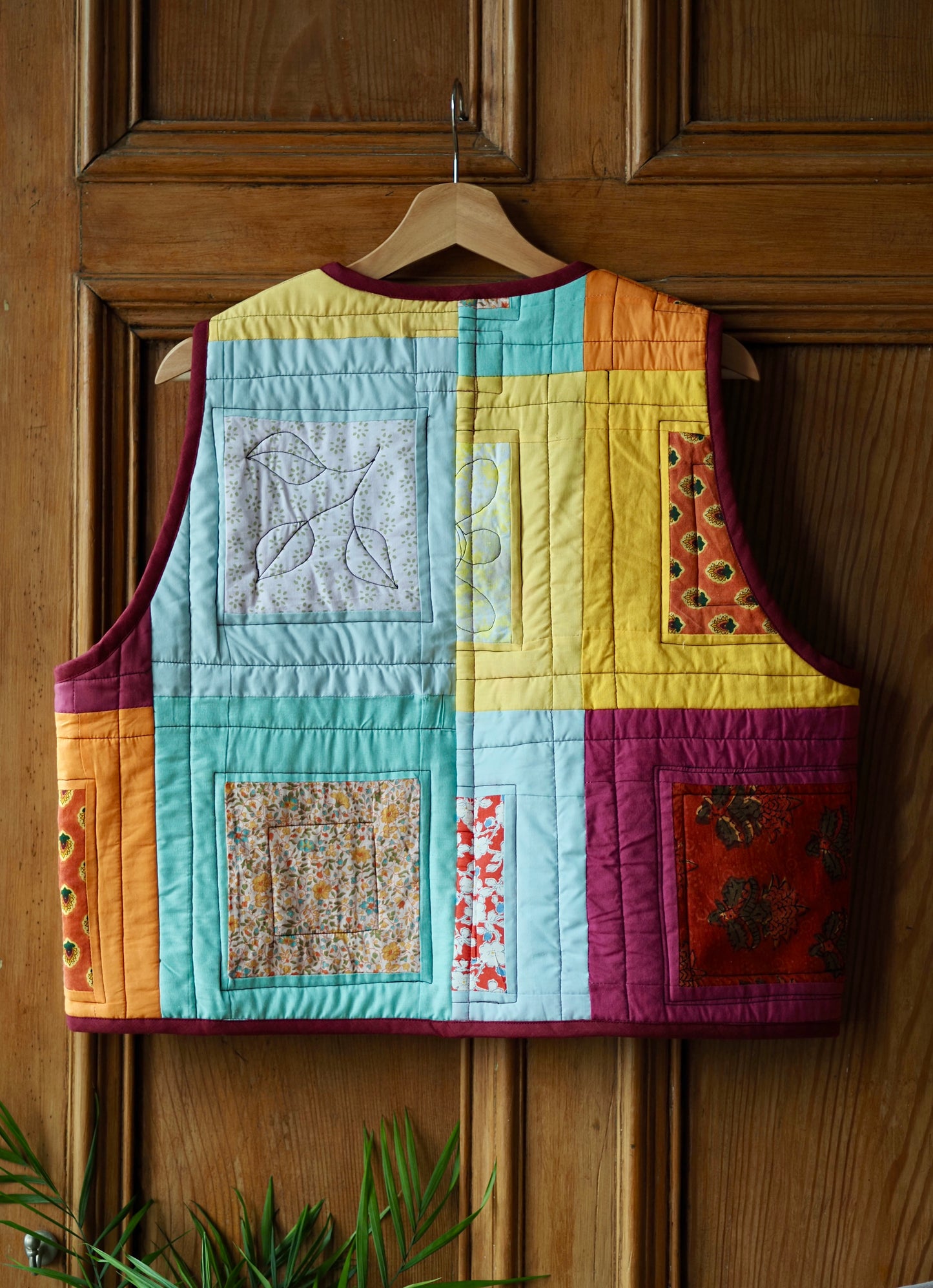 Patchwork Quilt Vest - Large (UK 16-18)