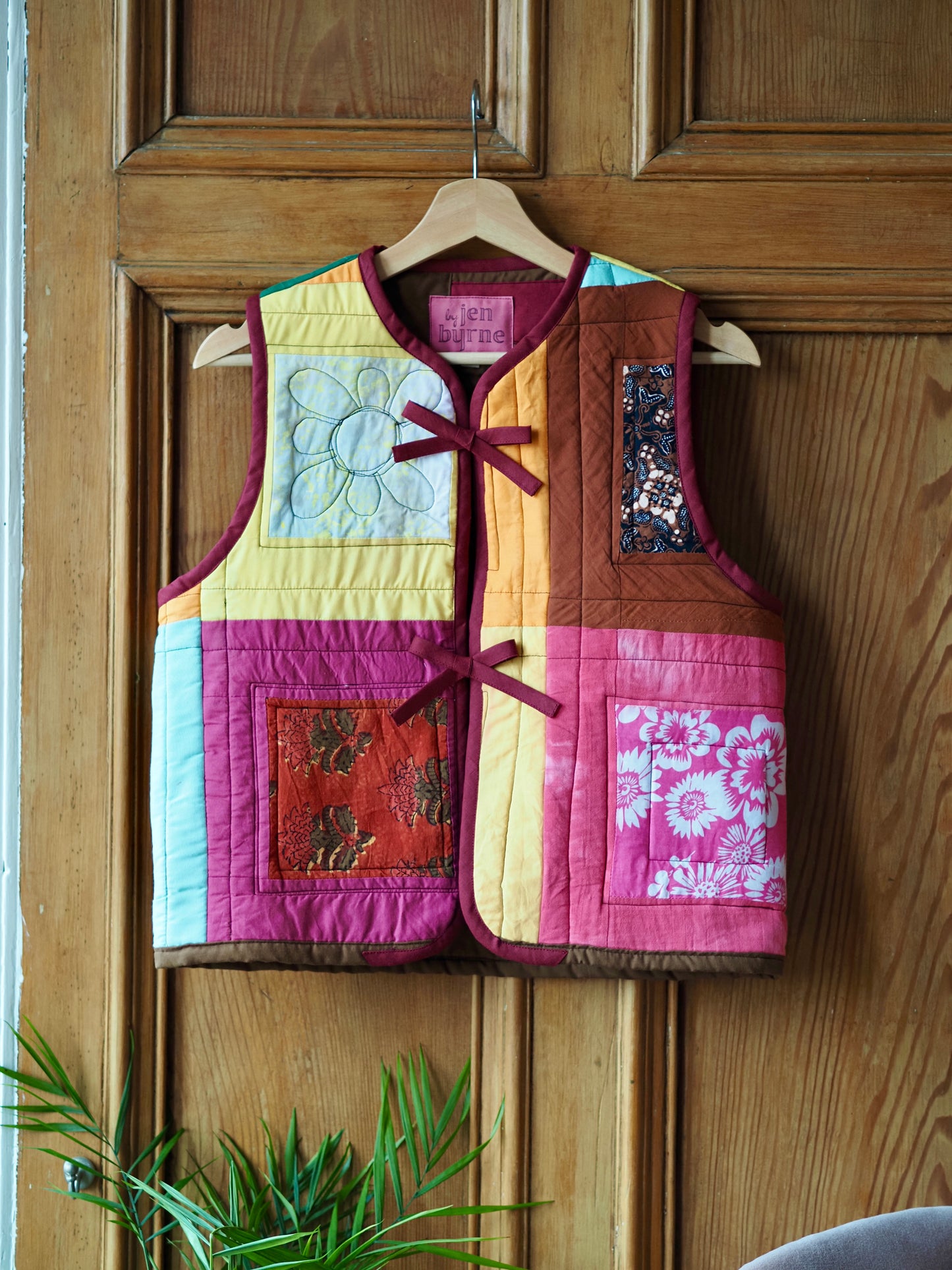 Patchwork-Steppweste – Klein (UK 8–10)