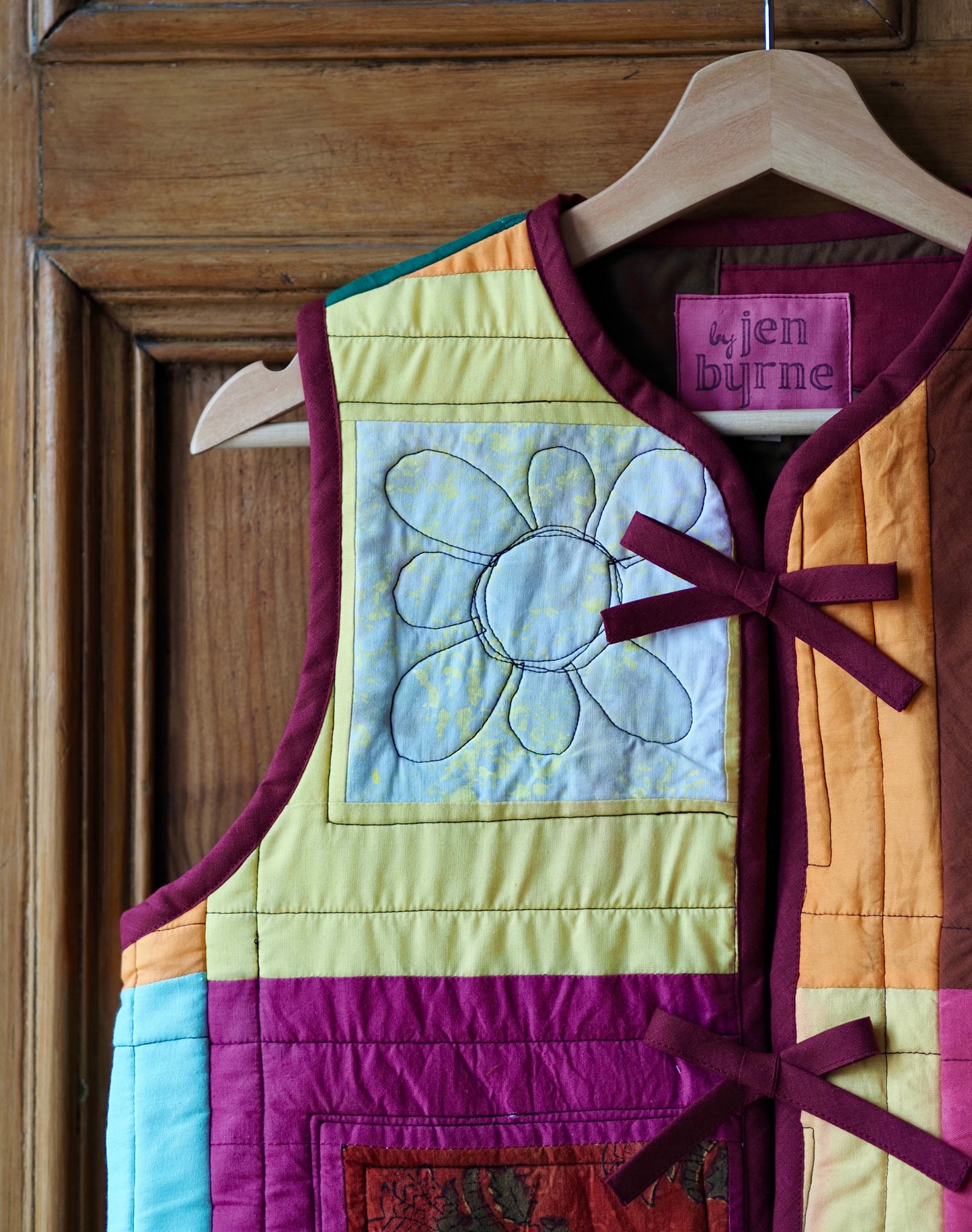 Patchwork-Steppweste – Klein (UK 8–10)