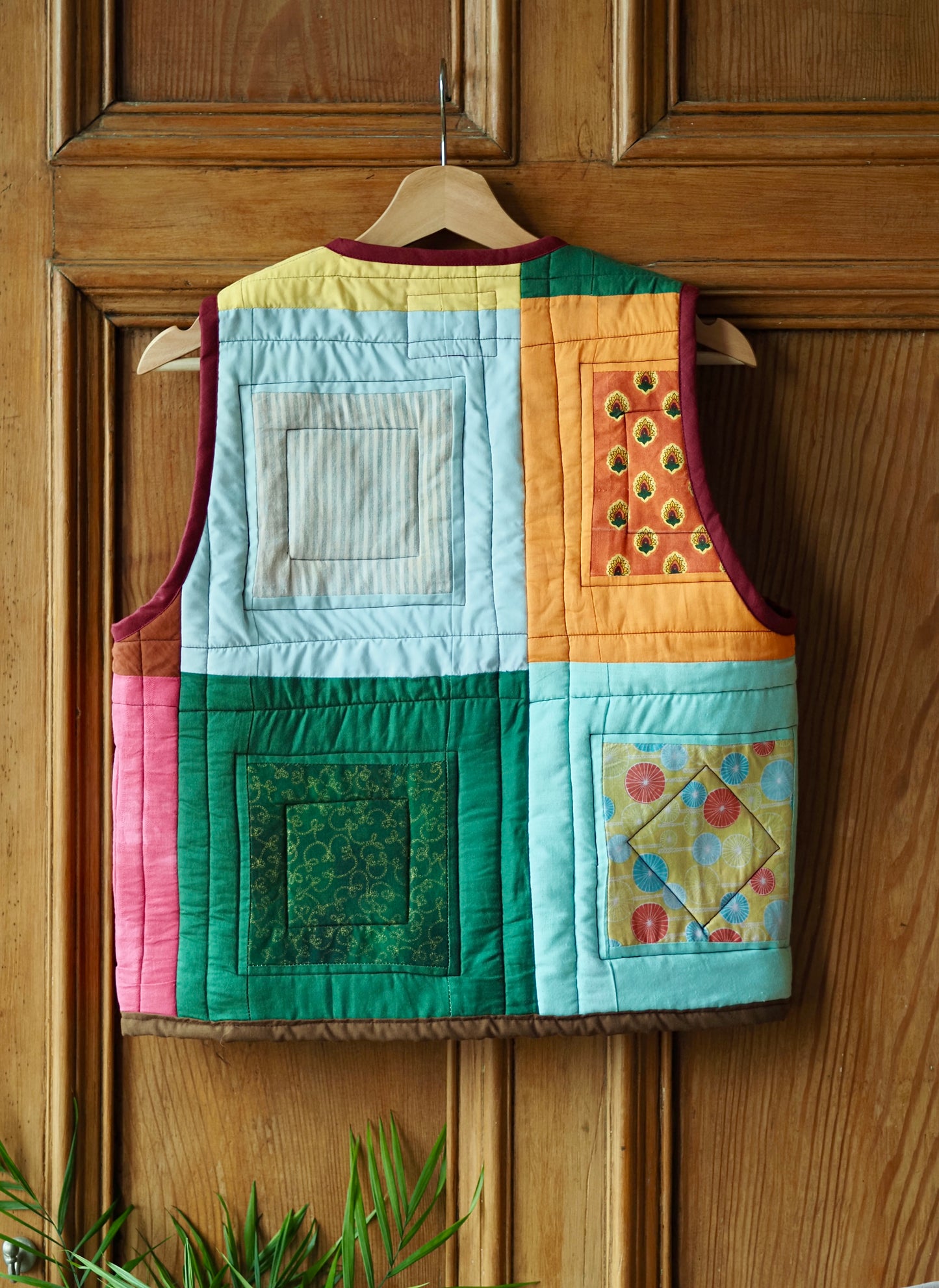 Patchwork-Steppweste – Klein (UK 8–10)