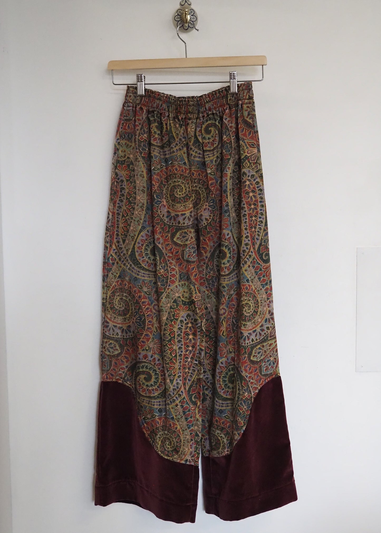 'Merlot Magic' Willow Trousers - Size Small / UK 10 / US 6