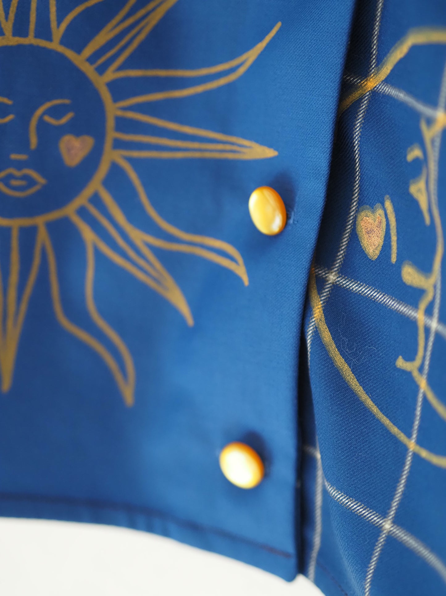 'Celestial Blue' Dana Blouse - Size UK 14 / US 10