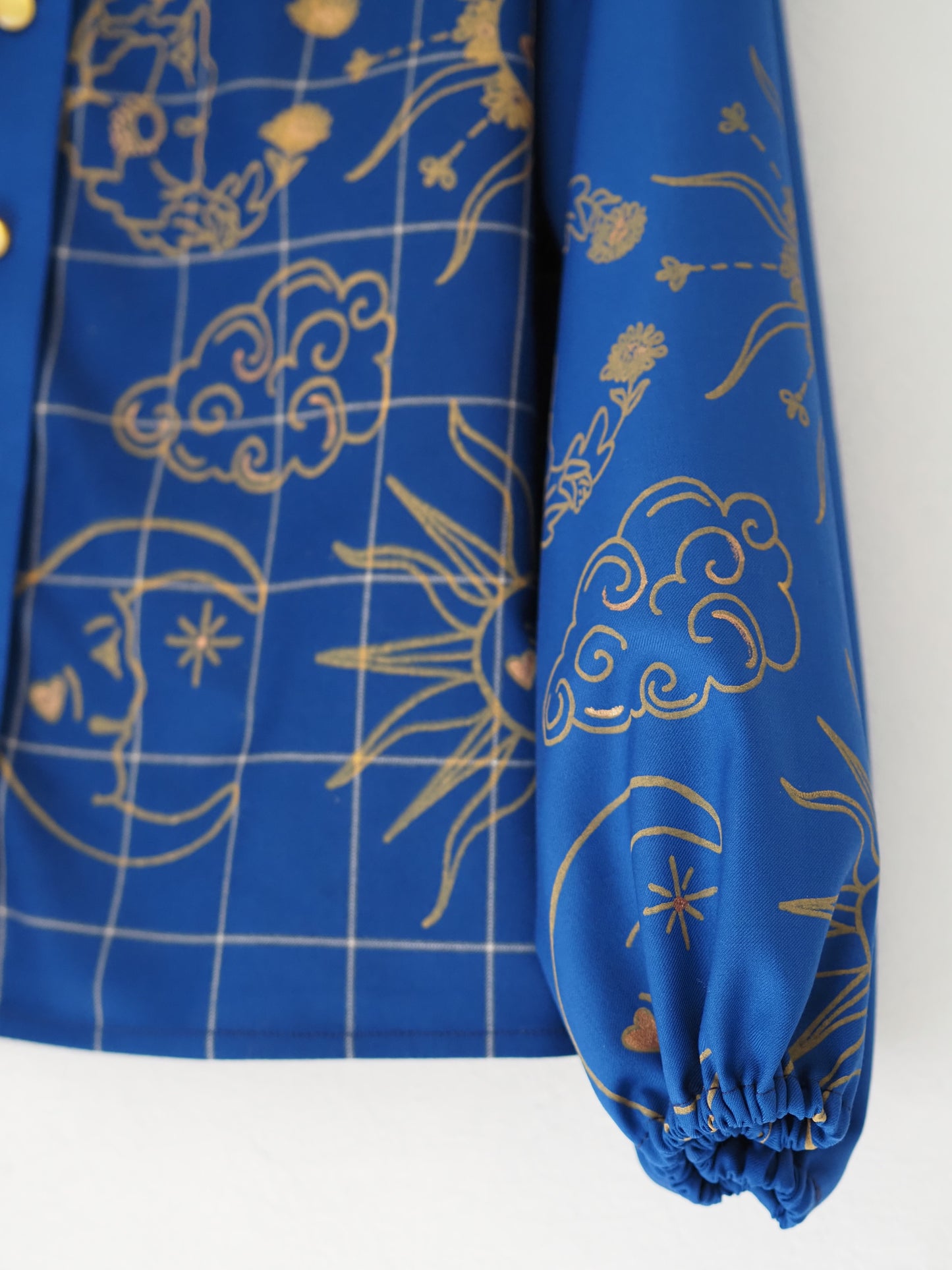 'Celestial Blue' Dana Blouse - Size UK 14 / US 10
