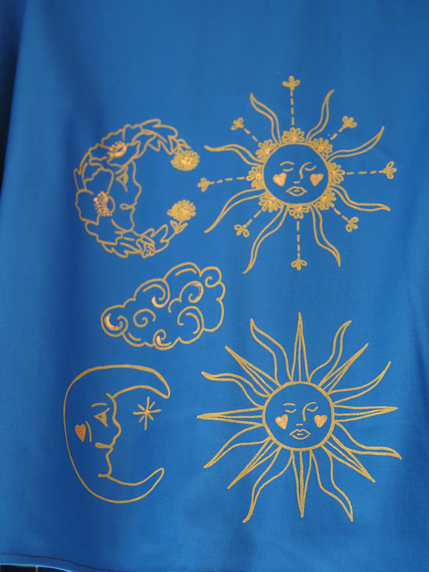 'Celestial Blue' Dana Blouse - Size UK 14 / US 10