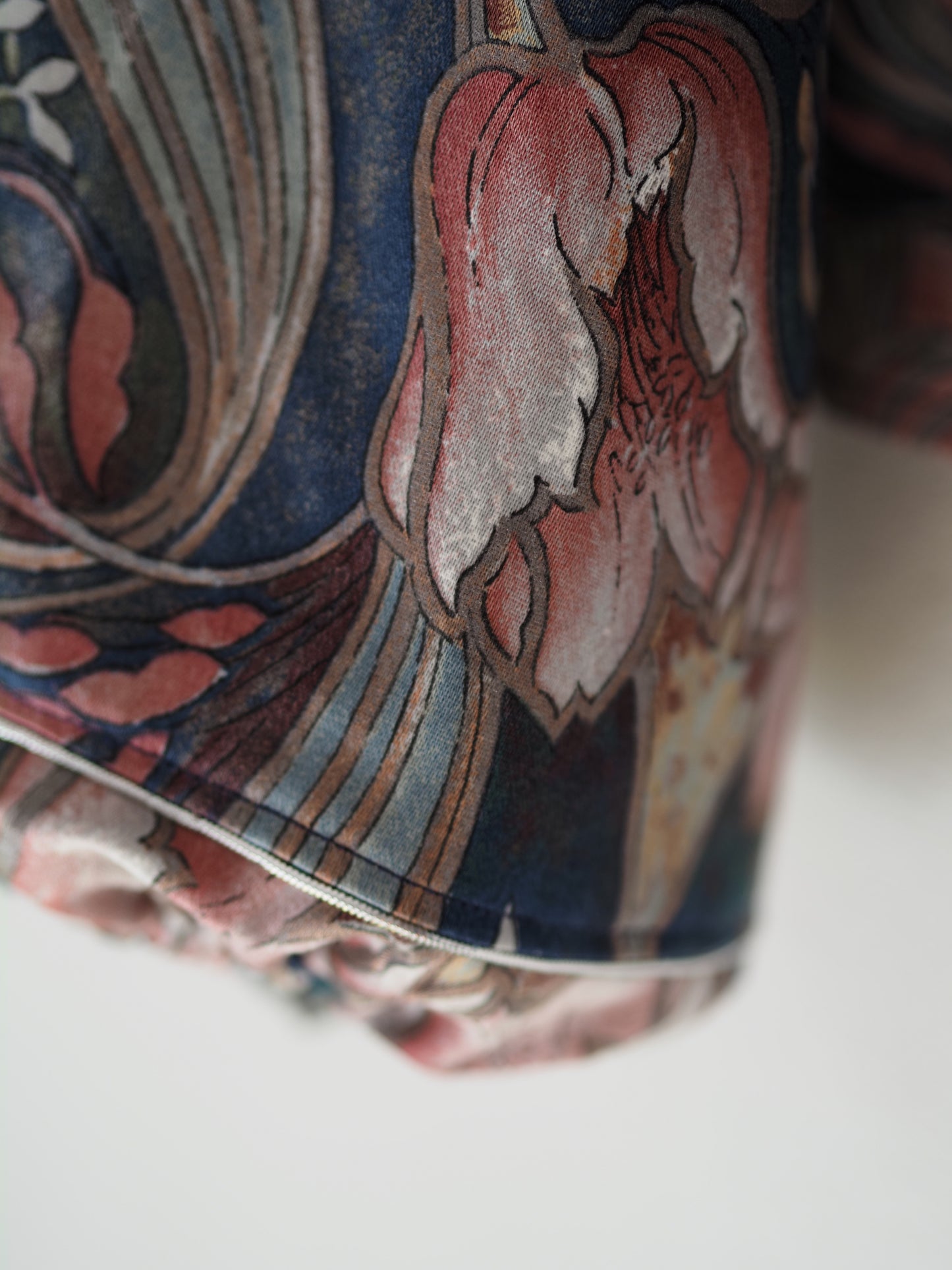 'Art Deco Blue' Dana Blouse - Size UK 18 / US 14