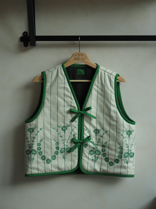 Patchwork-Steppweste – Klein (UK 8–10)