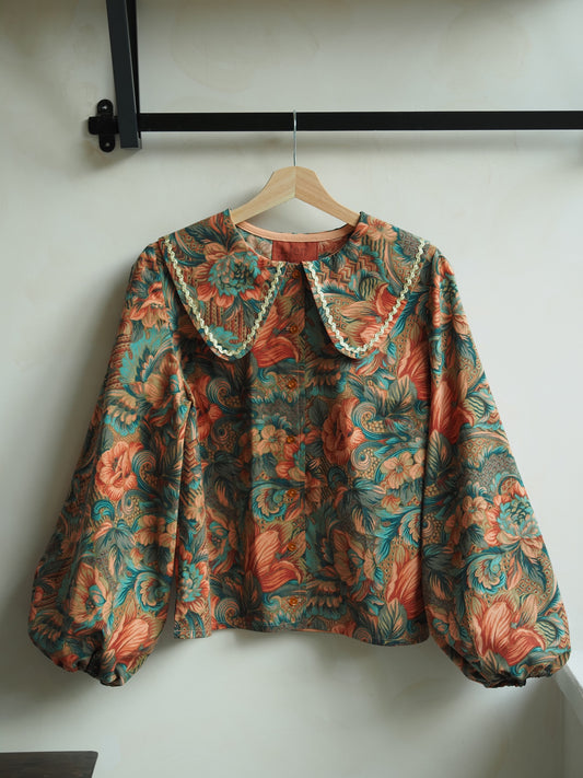 Autumnal Sunset Dana Blouse - Size UK 16 / US 12