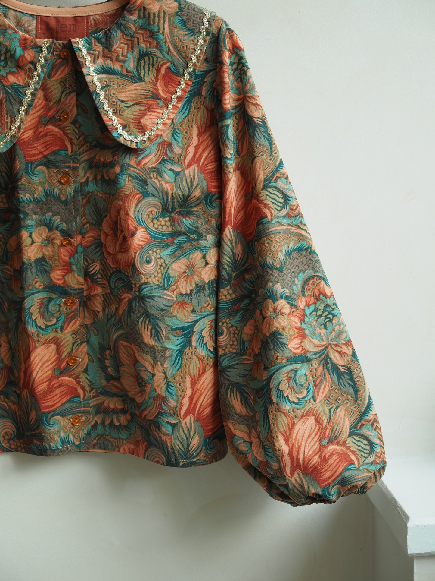Autumnal Sunset Dana Blouse - Size UK 16 / US 12