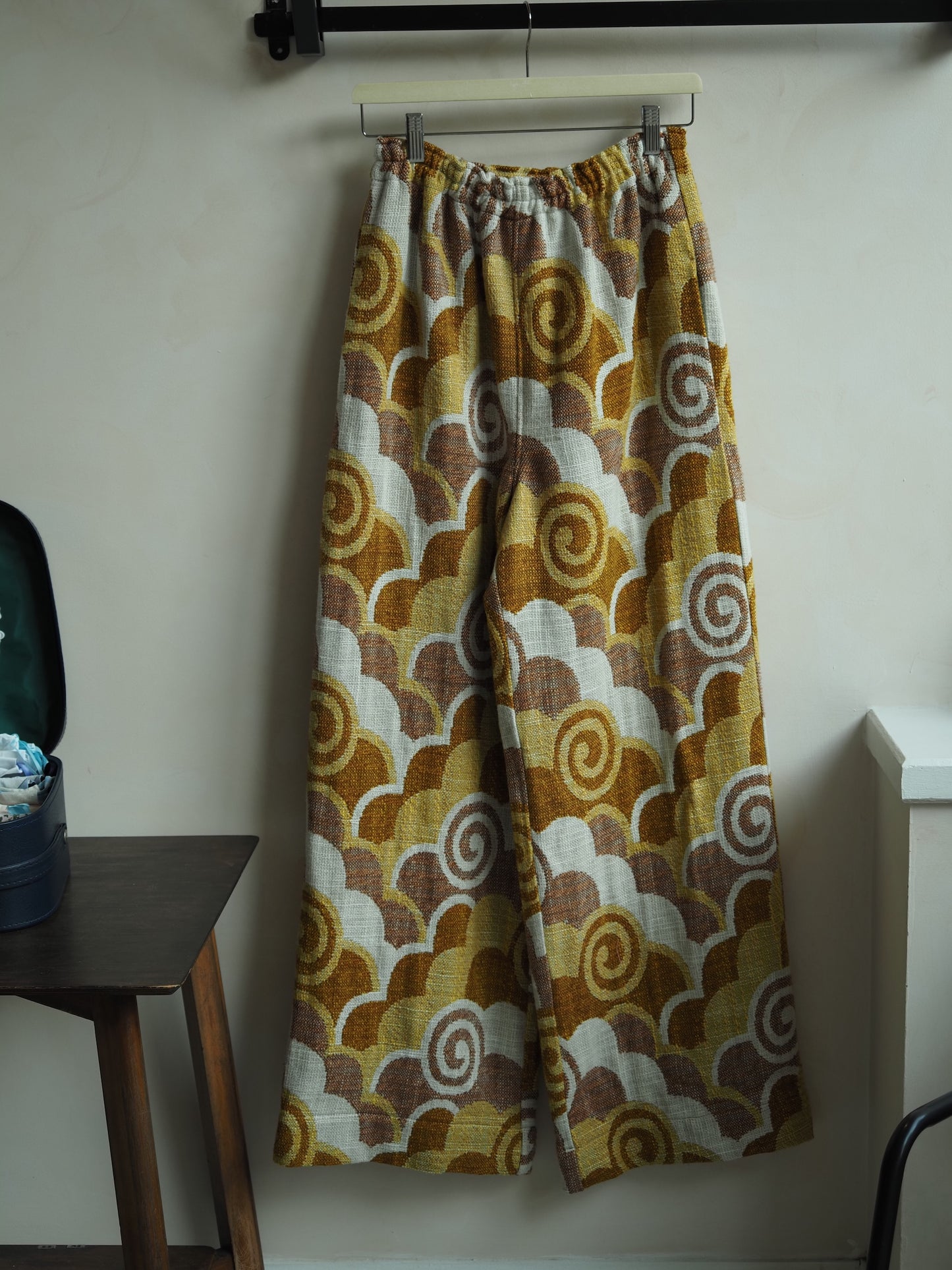 Cloud Swirl 'Willow' Trousers - Size UK 12 / US 8 - Long