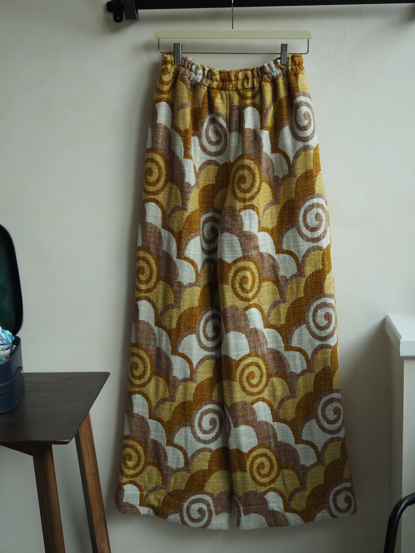 Cloud Swirl 'Willow' Trousers - Size UK 12 / US 8 - Long