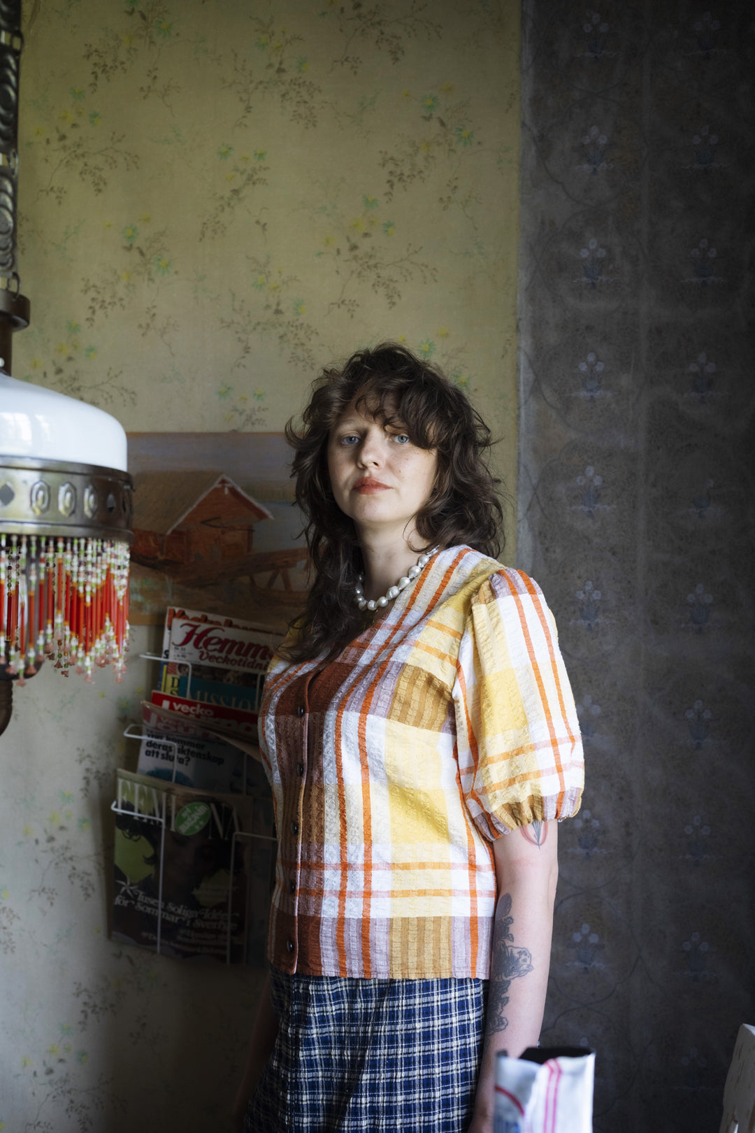 TILLY Tablecloth Blouse Sewing Pattern - Digital Download