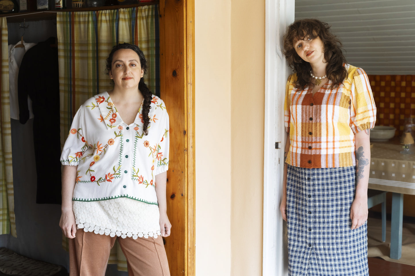 Bluse „Summer Picnic“ von Tilly – Größe Small / UK 10 / US 6