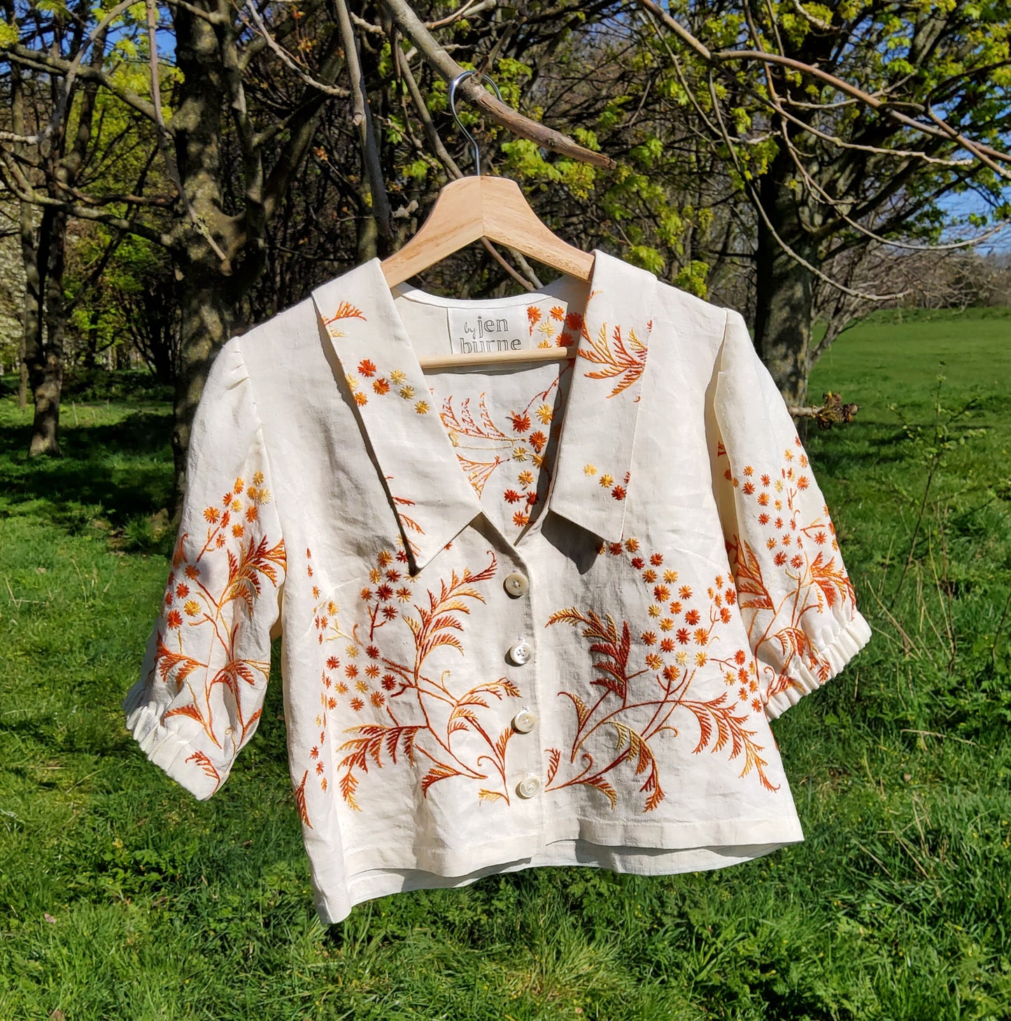 TILLY Tablecloth Blouse Sewing Pattern - Digital Download