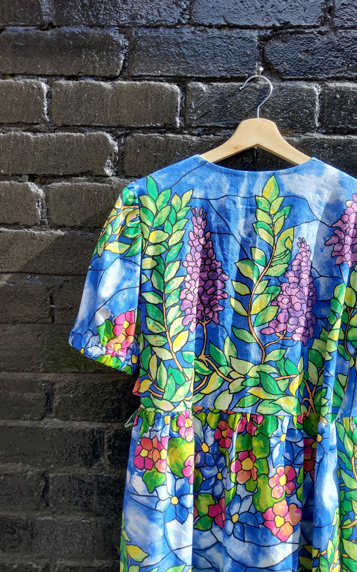 'Stained Glass' Dahlia Dress - Size UK 12-14 / US 8-10