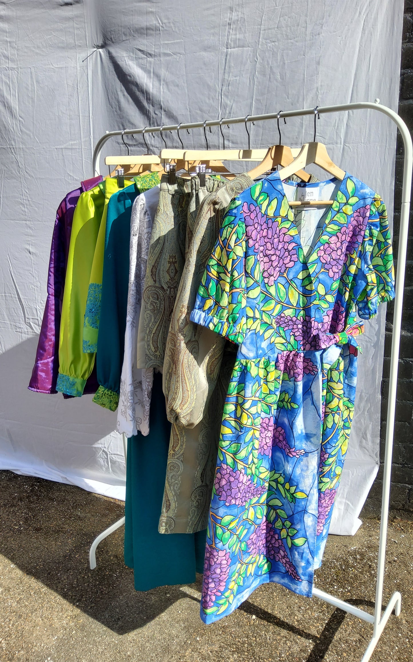 'Stained Glass' Dahlia Dress - Size UK 12-14 / US 8-10