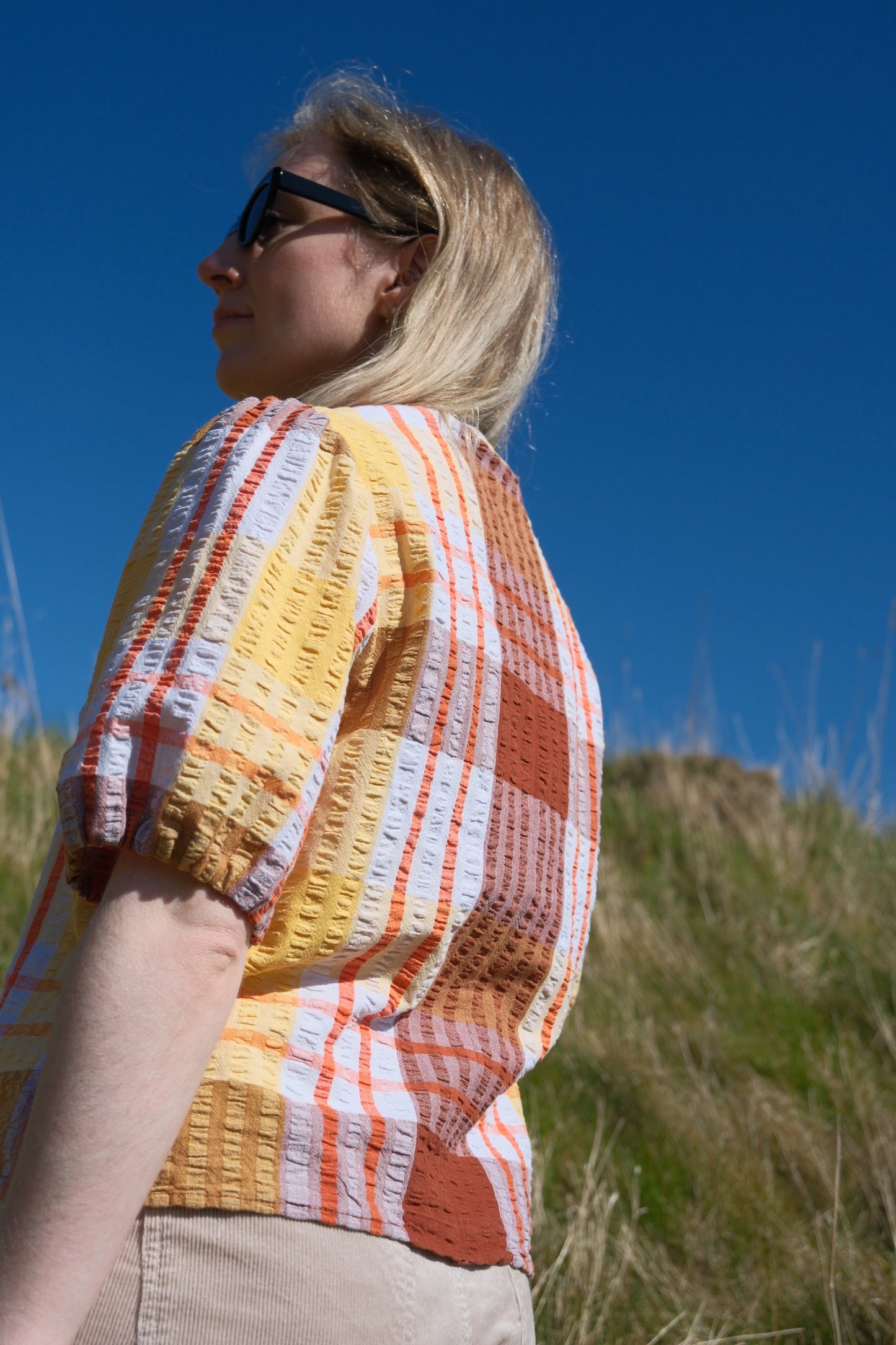 TILLY Tablecloth Blouse Sewing Pattern - Digital Download