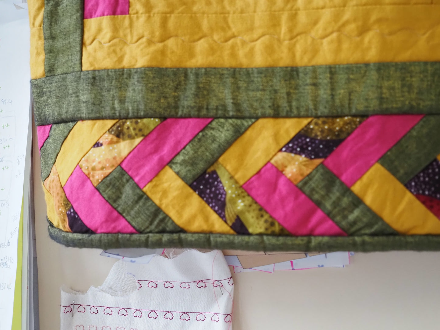 Golden Fish Quilt Vest - Small (UK 8-10)