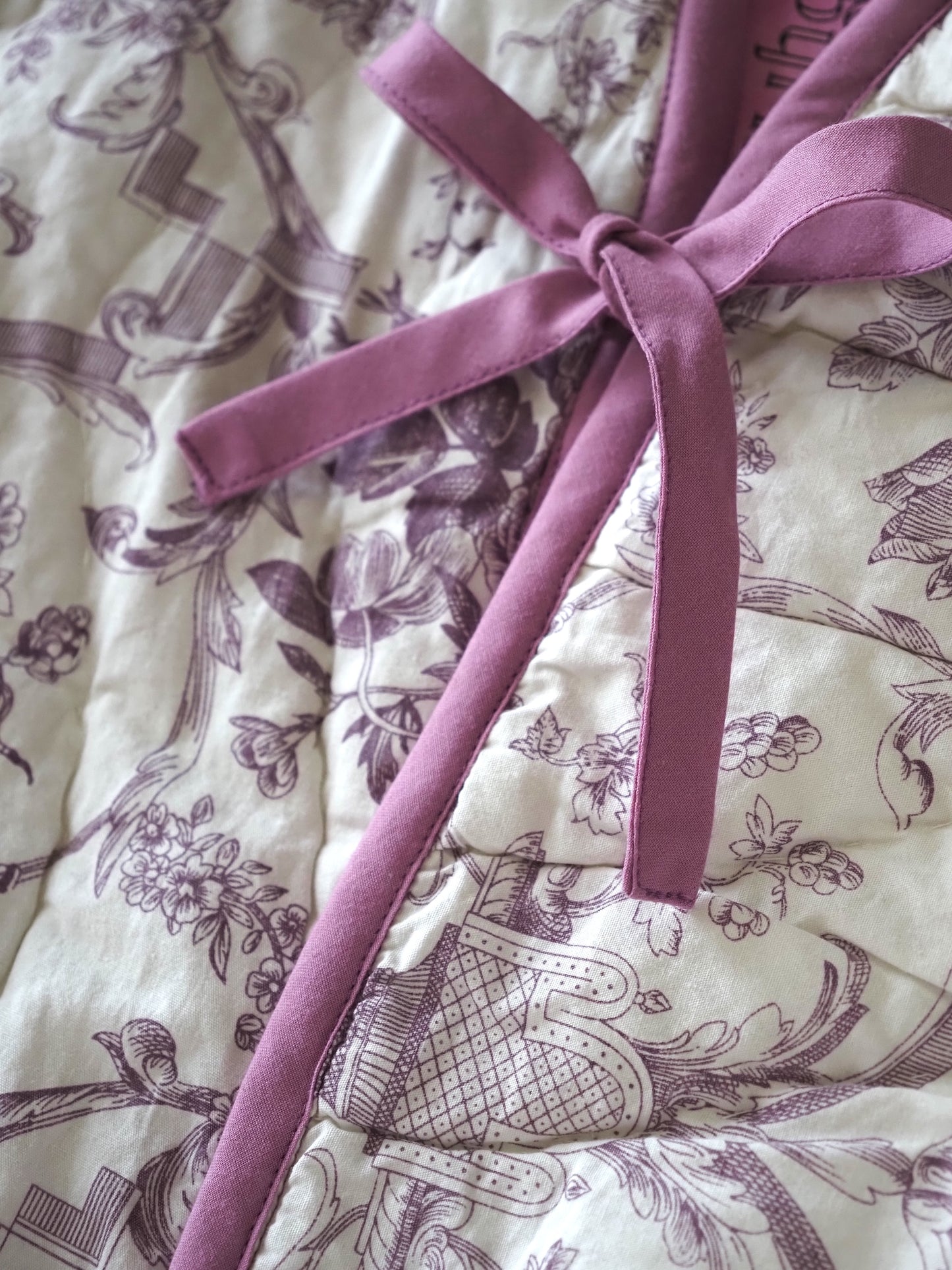 Toile du Jouy Quilt Vest - Small (UK 8-10)