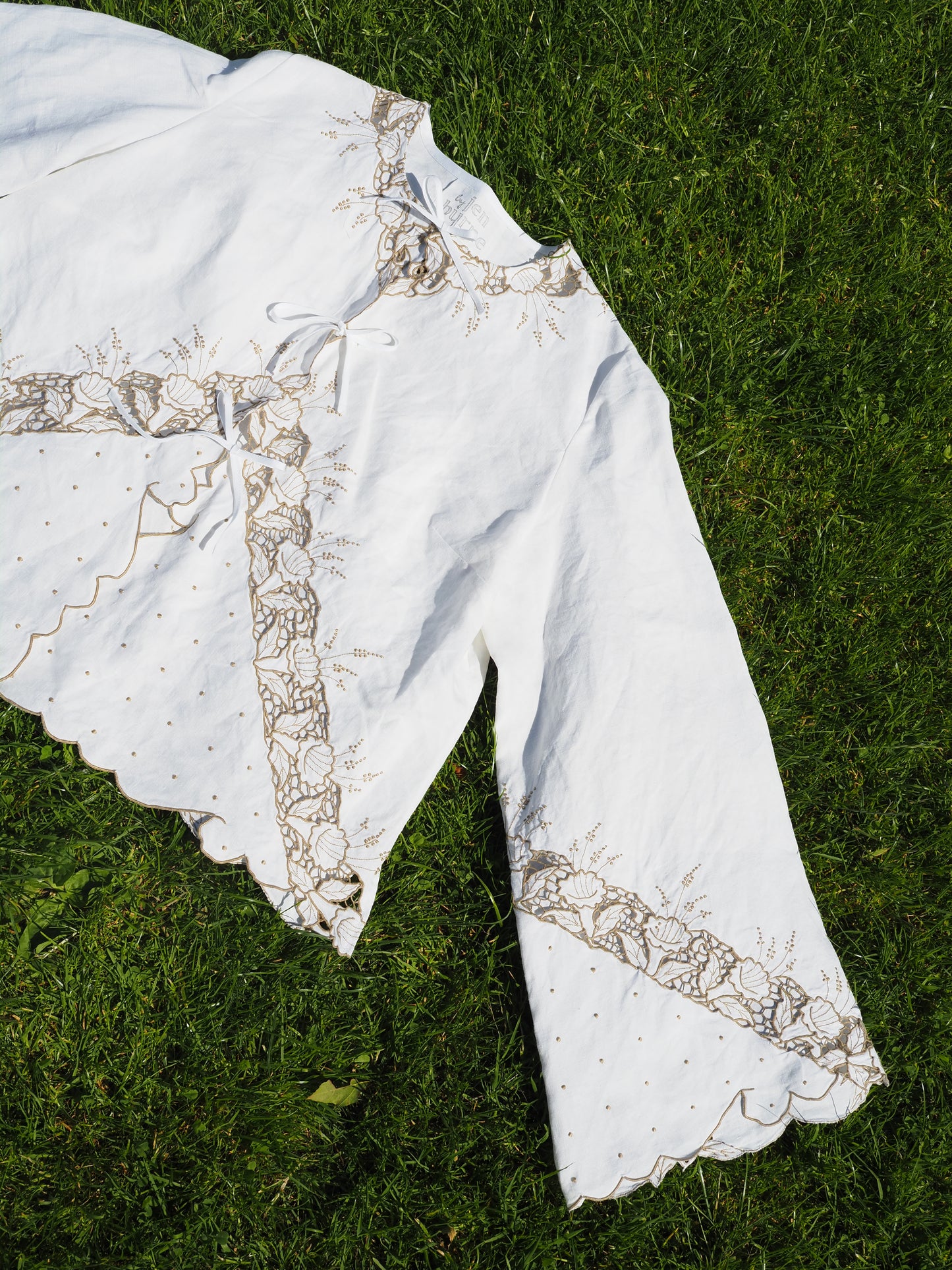 'Shadow Dancer' Danu Tablecloth Blouse - Size UK 16 / US 10