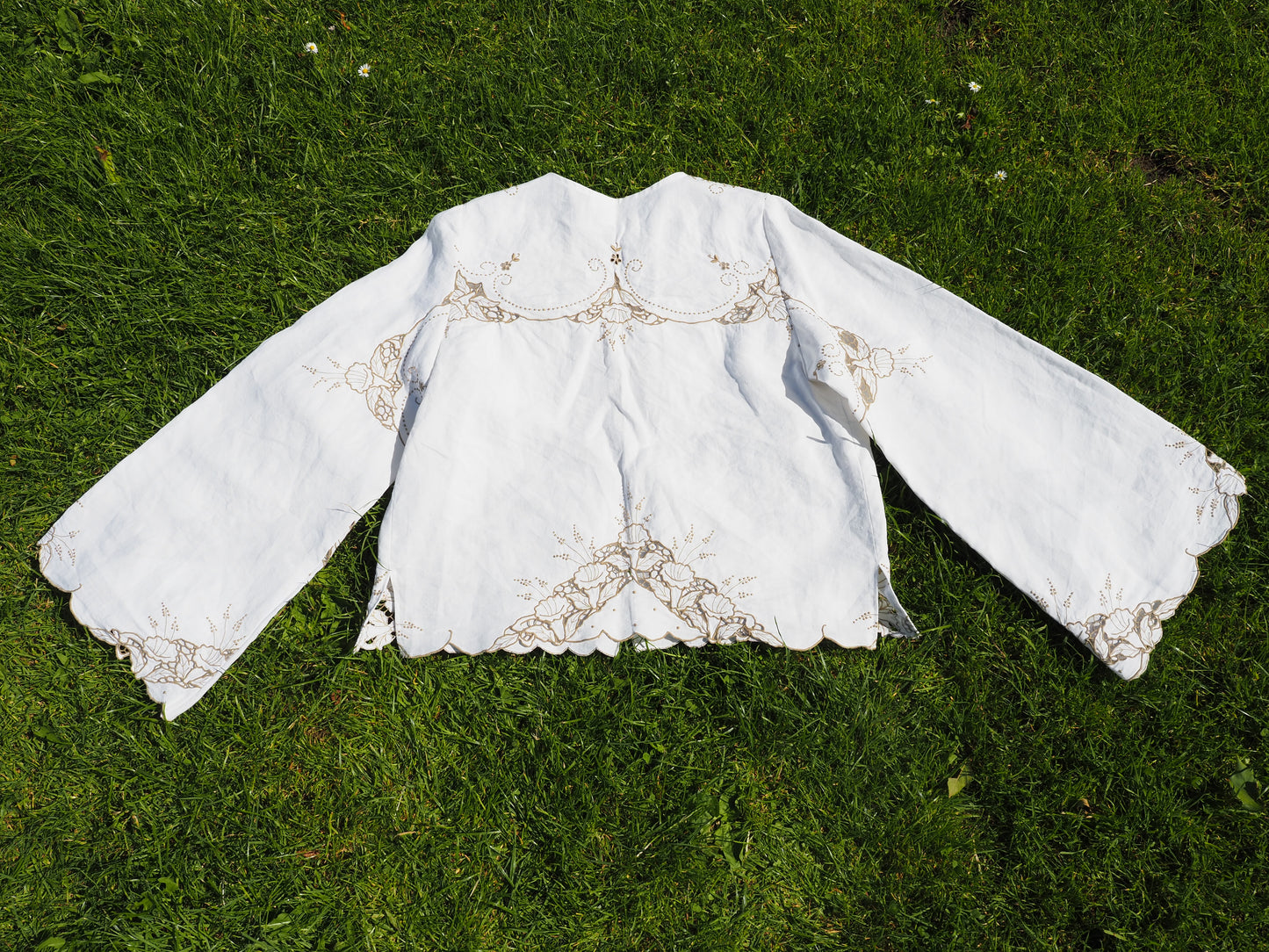 'Shadow Dancer' Danu Tablecloth Blouse - Size UK 16 / US 10