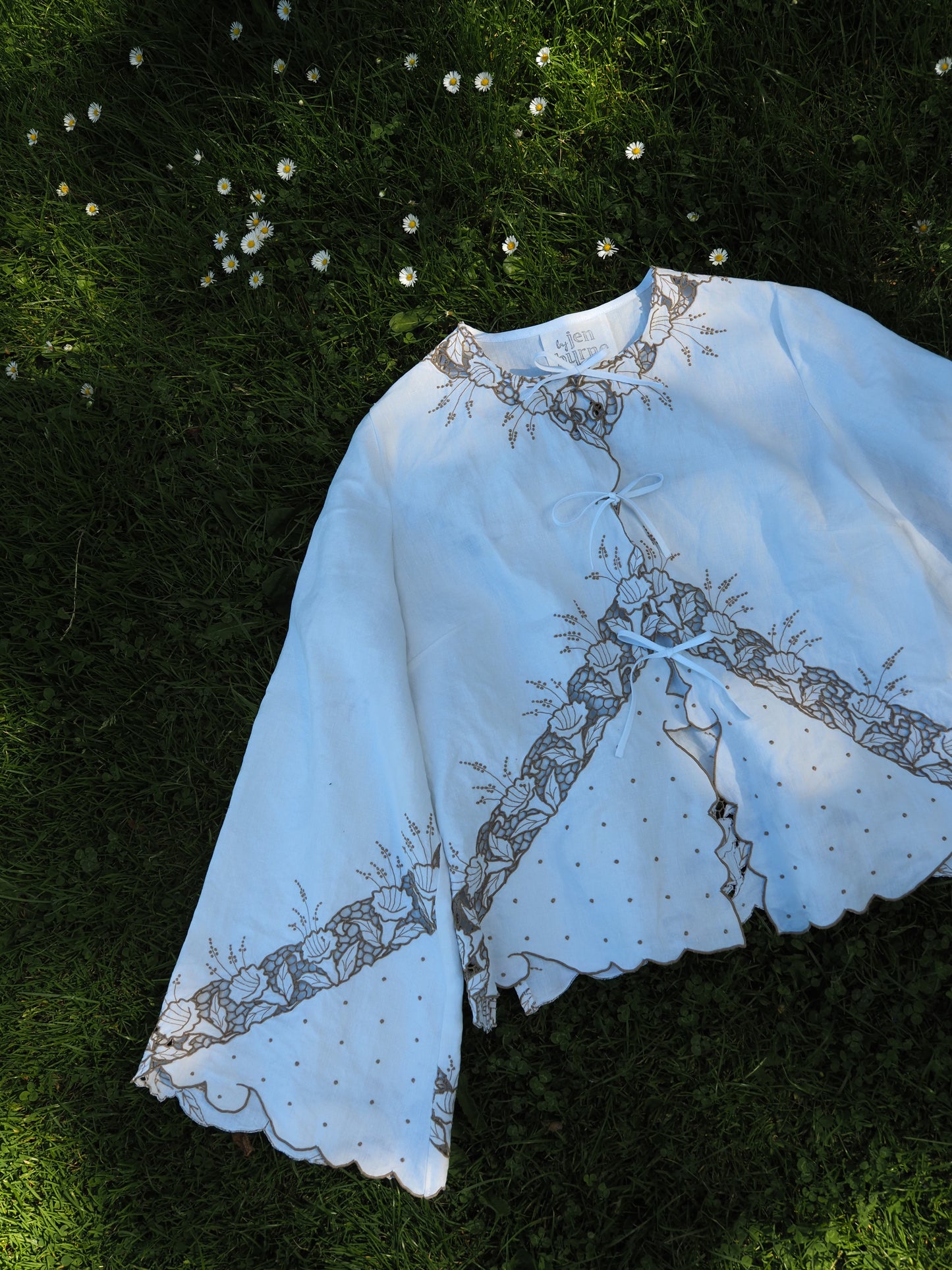 'Shadow Dancer' Danu Tablecloth Blouse - Size UK 16 / US 10